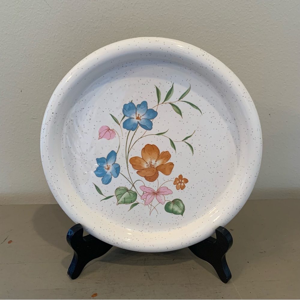 VTG Treasure Craft Pottery Cheese Plate